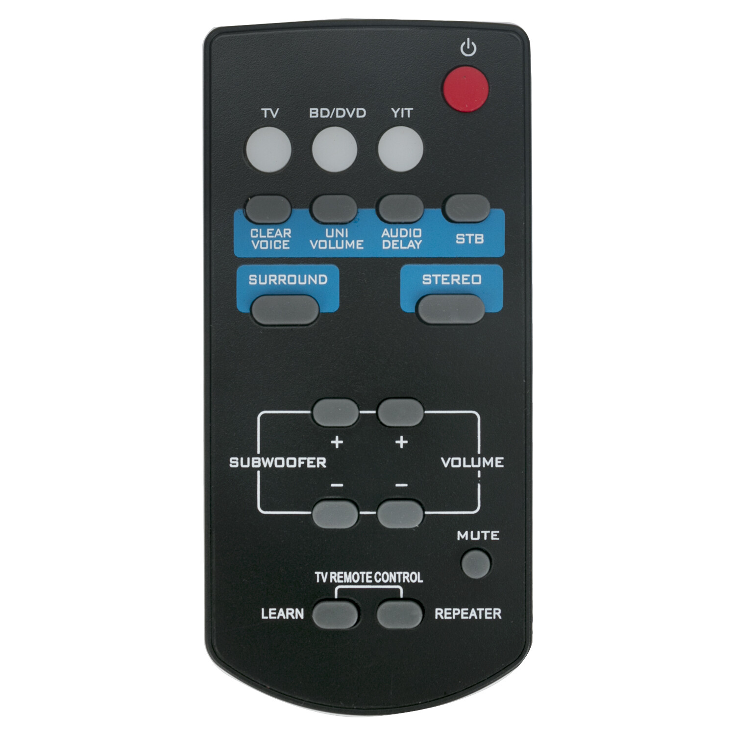 New Soundbar Remote Control FSR60-WY57800 for Yamaha  ATS1010 YAS101 YAS101BL