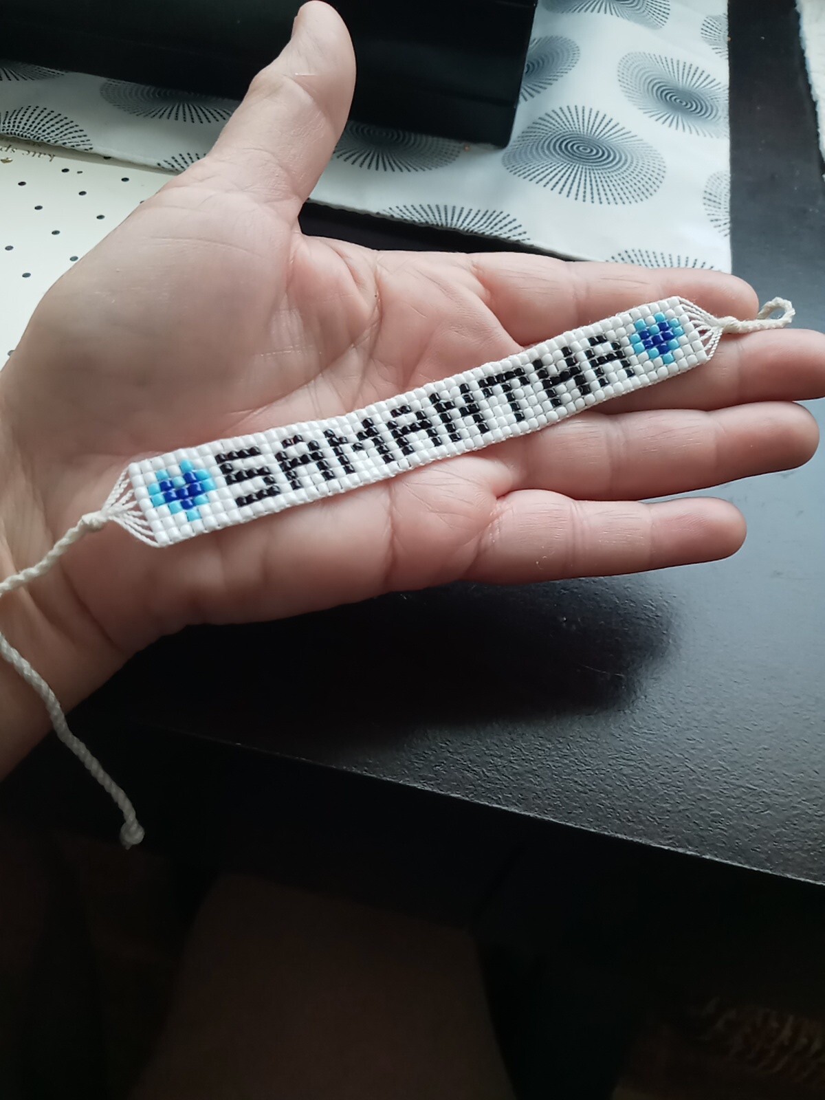 Samantha Hand Beaded Bracelet
