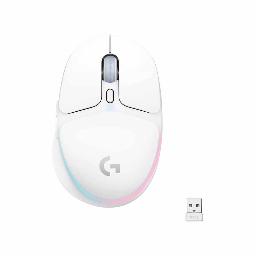 Logitech G705 Aurora Collection Wireless Bluetooth Gaming Mouse for PC Ma
