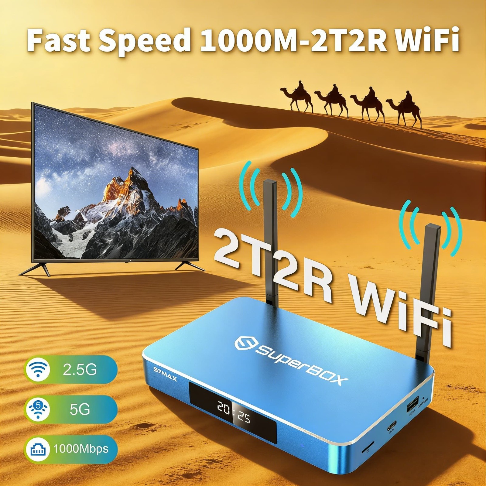 SuperBox S7 Max 64GB 6K Ultra HD Android TV Box – Authorized Distributor – Same