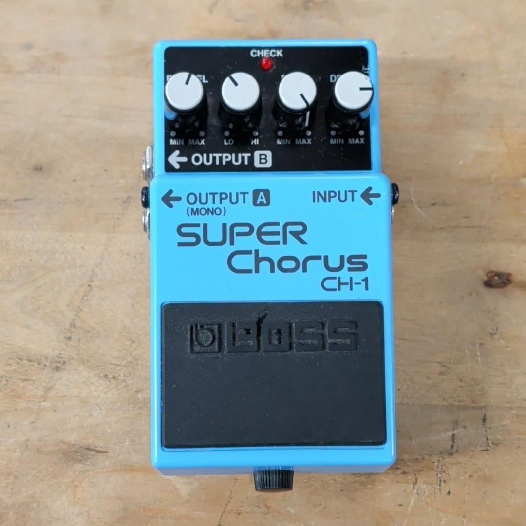 Boss CH-1 Super Chorus Digital Guitar Effects Pedal Blue Stereo For Electric