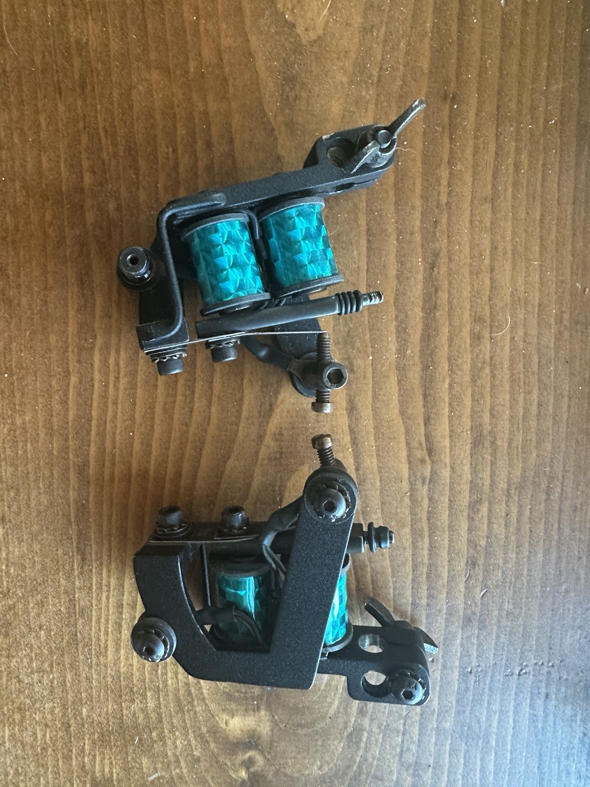 Tippets Coil Tattoo Machine, Liner and Shader Bundle, Blue and Black.
