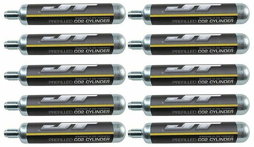 10 Pack New Pre Filled JT 90/88Gram 90g CO2 Air Containers  - For PCP, Paintball