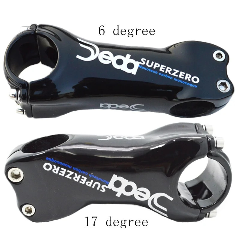 Carbon Stem Ultralight 6 /17 Degree 60-130mm Stem Mountain Bike Road Bike Stem