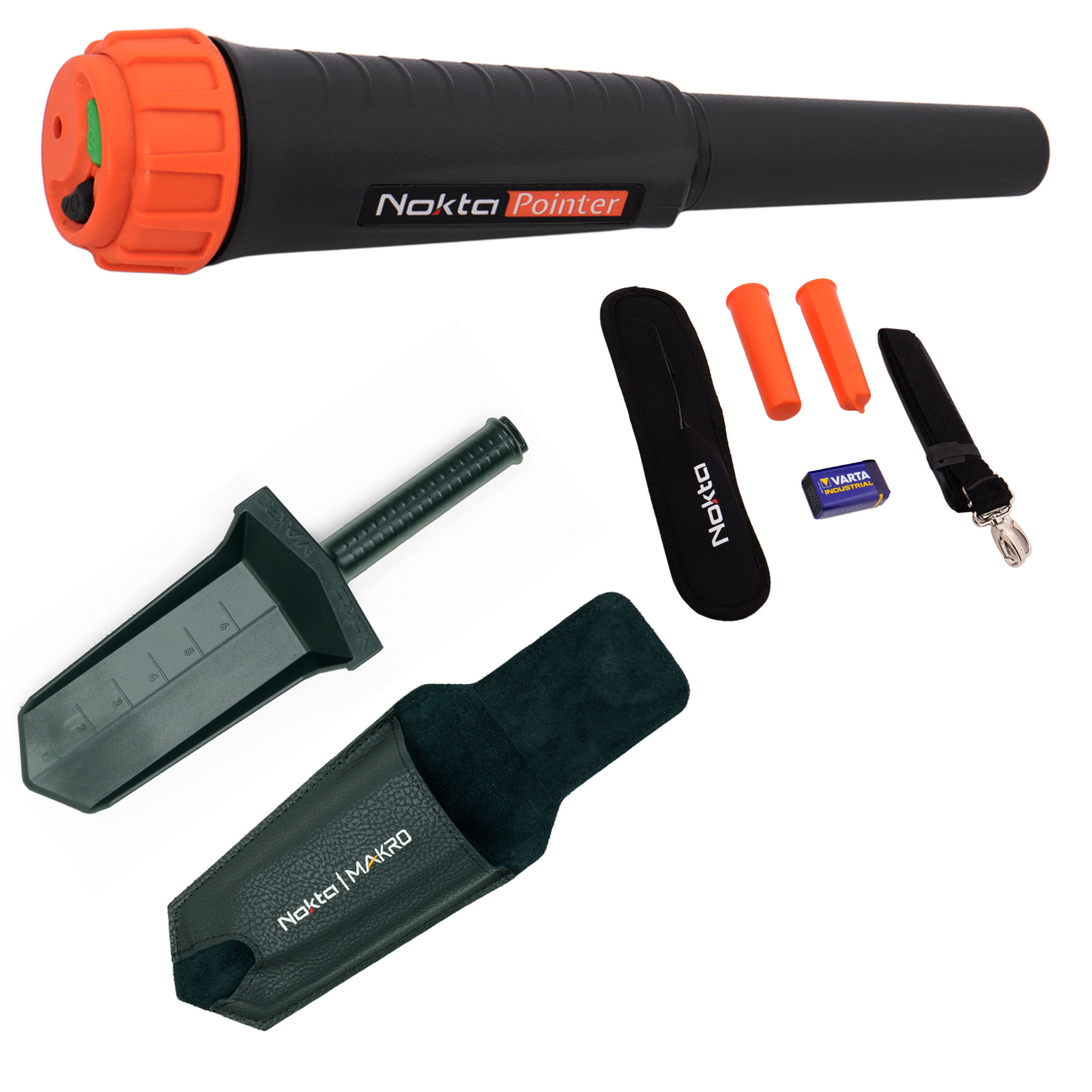 Nokta Pointer Waterproof Pinpointer Metal Detector with Digger