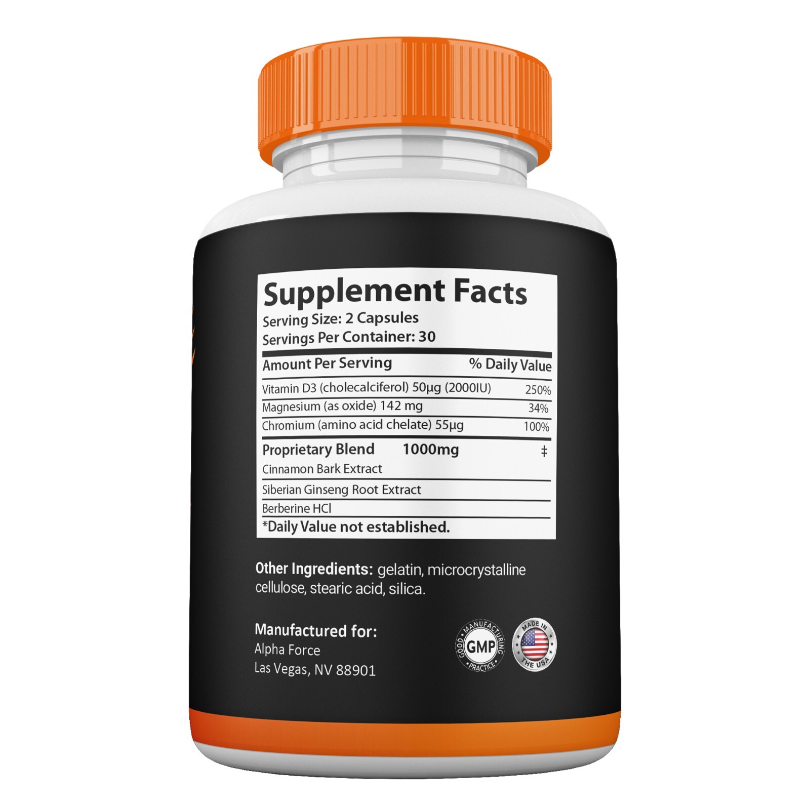 Alpha Force Capsules for Men, Max Strength, Alpha Force Male Supplement (1 Pack)