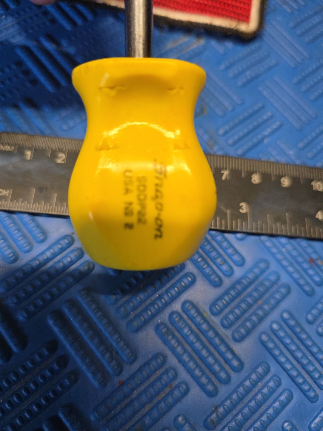 Snap-On Tools Stubby No2 Phillips Screwdriver SDDP22 Yellow Hard Handle *RARE*