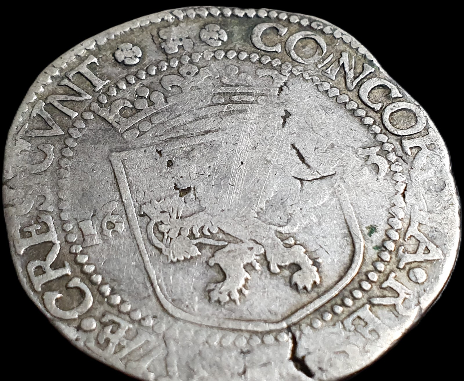 Netherlands Zeeland Rijksdaalder Silver Gulden 1623 VF