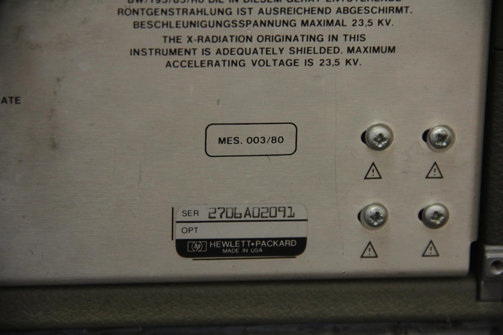 HP HEWLETT PACKARD 8757A Scalar Network Analyzer
