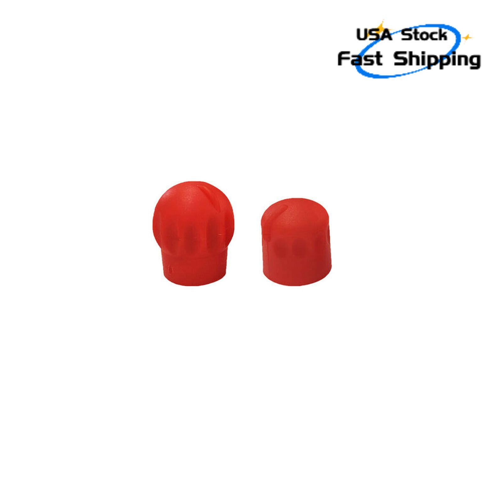 Red Volume & Channel Selector Knob Caps For XTS3000 XTS5000 Radio6