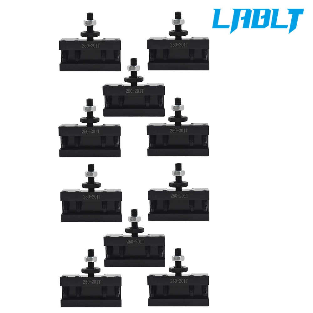 LABLT 10Pcs BXA 250-201T Oversize 3/4" Turning Quick Change Tool Post Holder
