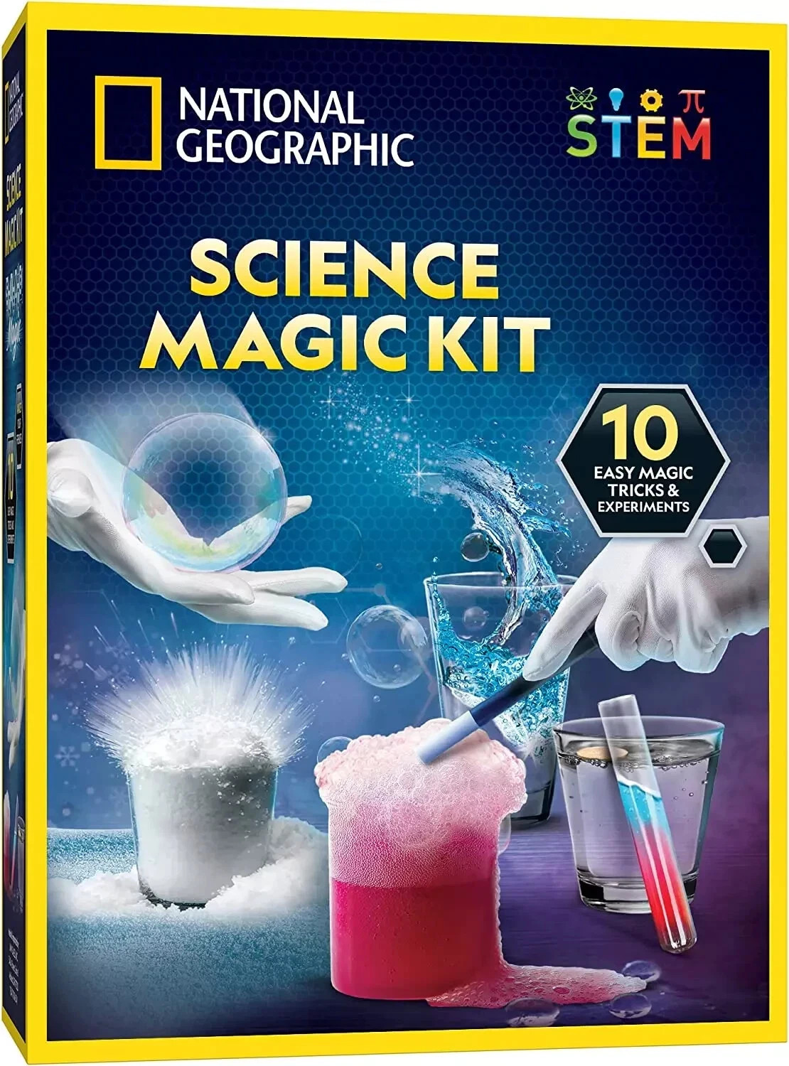 National Geographic SCIENCE MAGIC Chemistry Set 10 Magic Tricks & Experiments