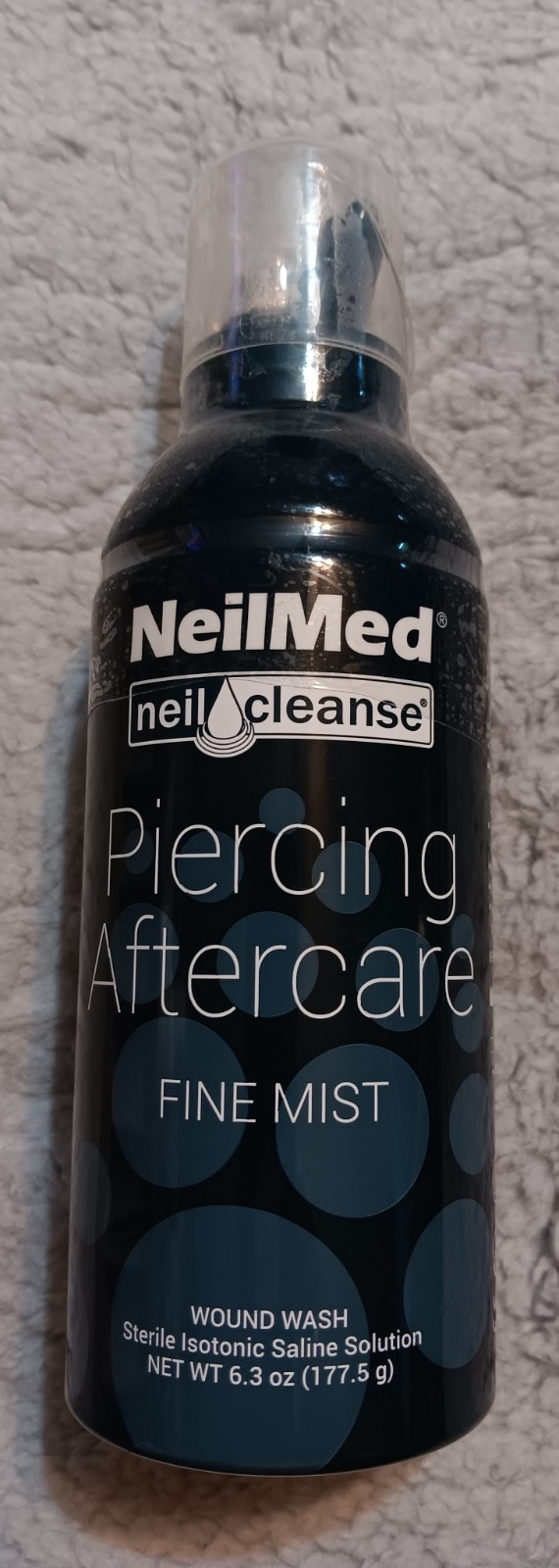 NeilMed NeilCleanse Piercing Aftercare, Fine Mist, 6.3 Fluid Ounce