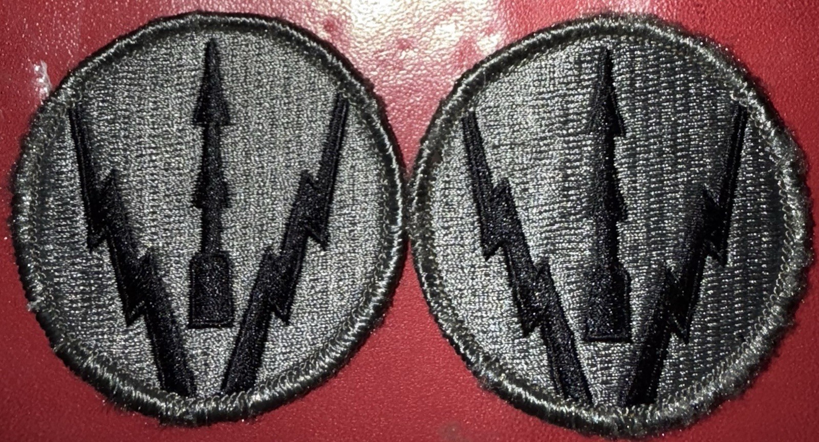 GWOT Air Defense And Artillery Center Subdued Vel-Cro Backing Patch (AR)