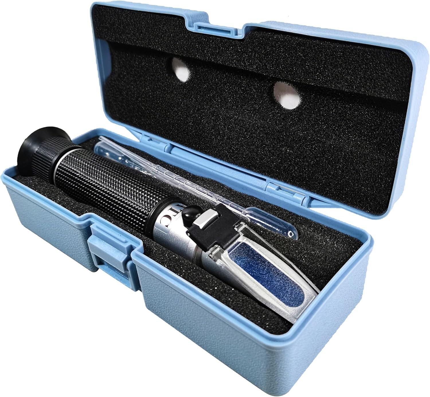 Durable Chrome Salinity Refractometer with Automatic Temperature Compensation