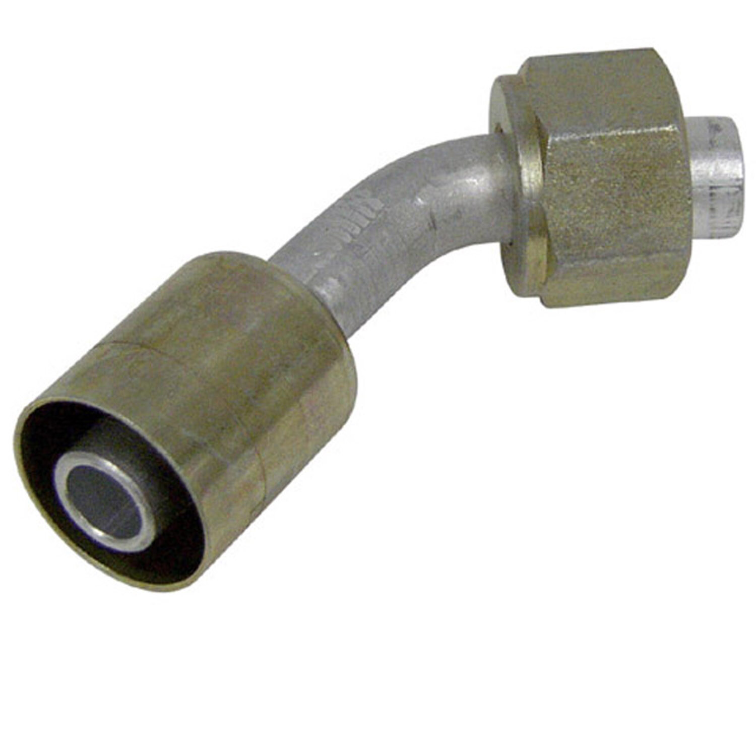 A/C FITTING,BEADLOCK STEP UP/DOWN,FEMALE O R,45 DEGREE #12 NUT #10 HOSE 35B1320