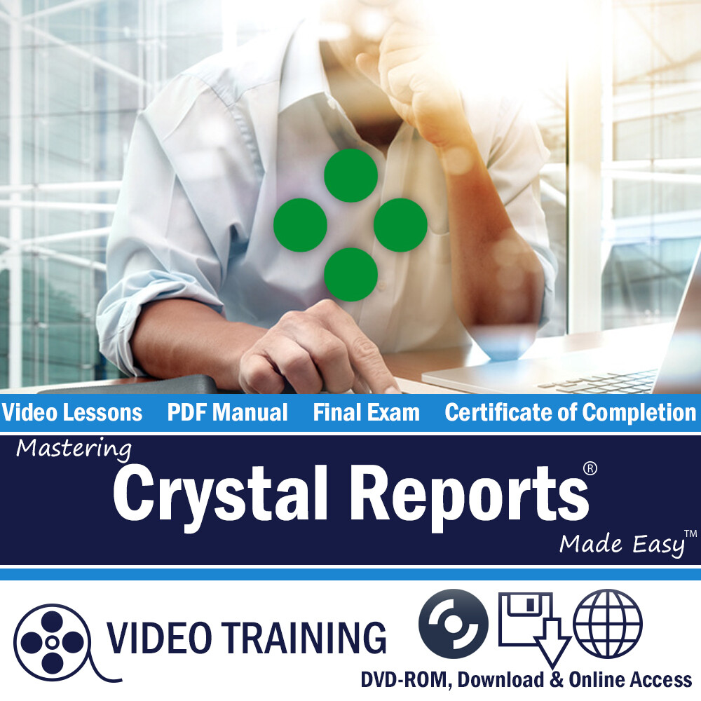 Learn CRYSTAL REPORTS 2013 & 2011 Training Tutorial DVD and Digital Course