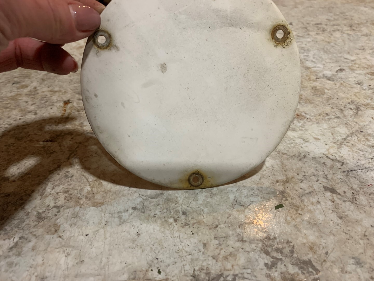 Cessna 150 L 172 Inspection Plate Access Cover Plate 5 in 3 screw hole S-225-1