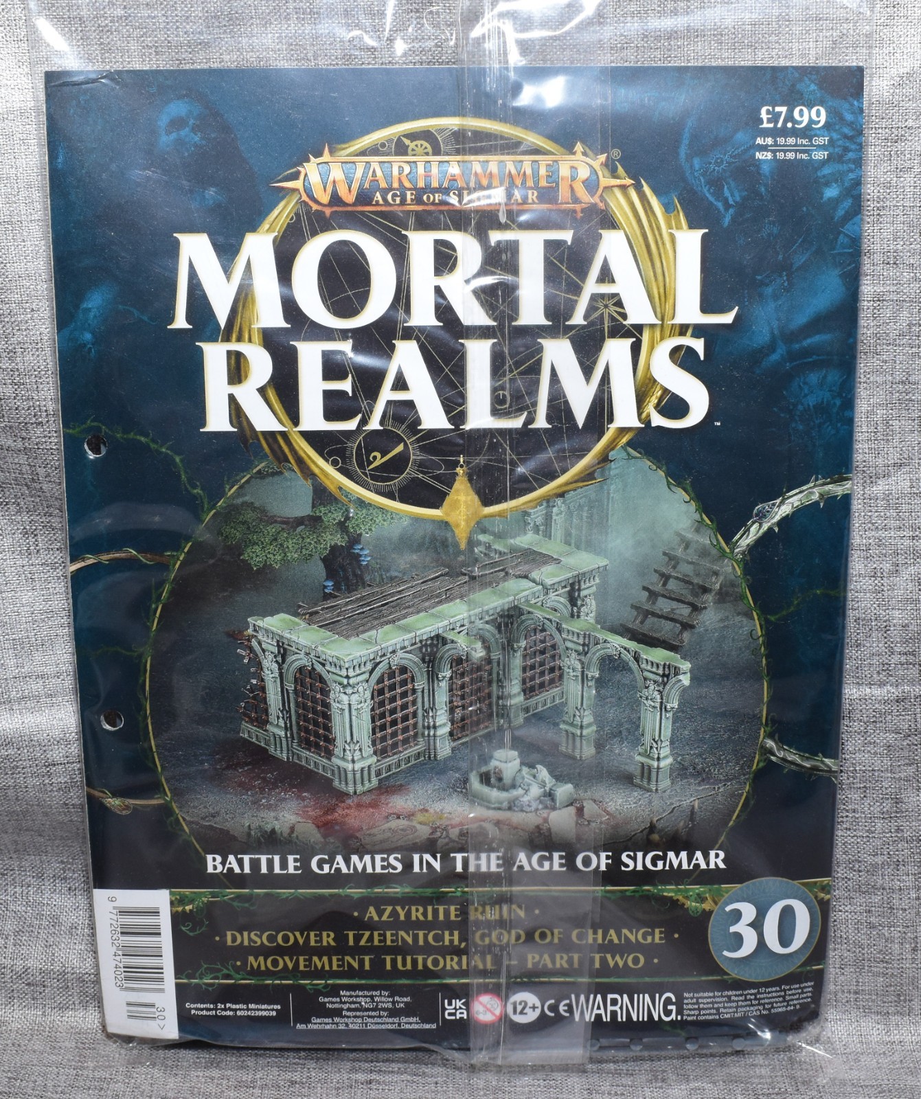 Warhammer Age of Sigmar Mortal Realms Issue 30 Sealed Azyrite Ruin Terrain Sprue
