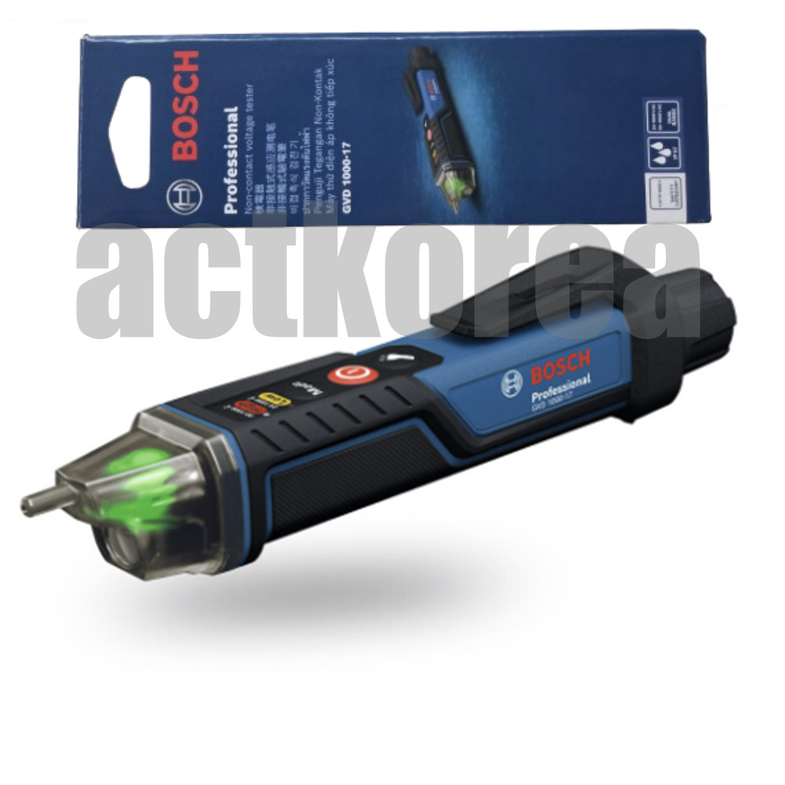 Bosch GVD 1000-17 Digital Detector Test Pen Auto Sense Dual Range LED Light