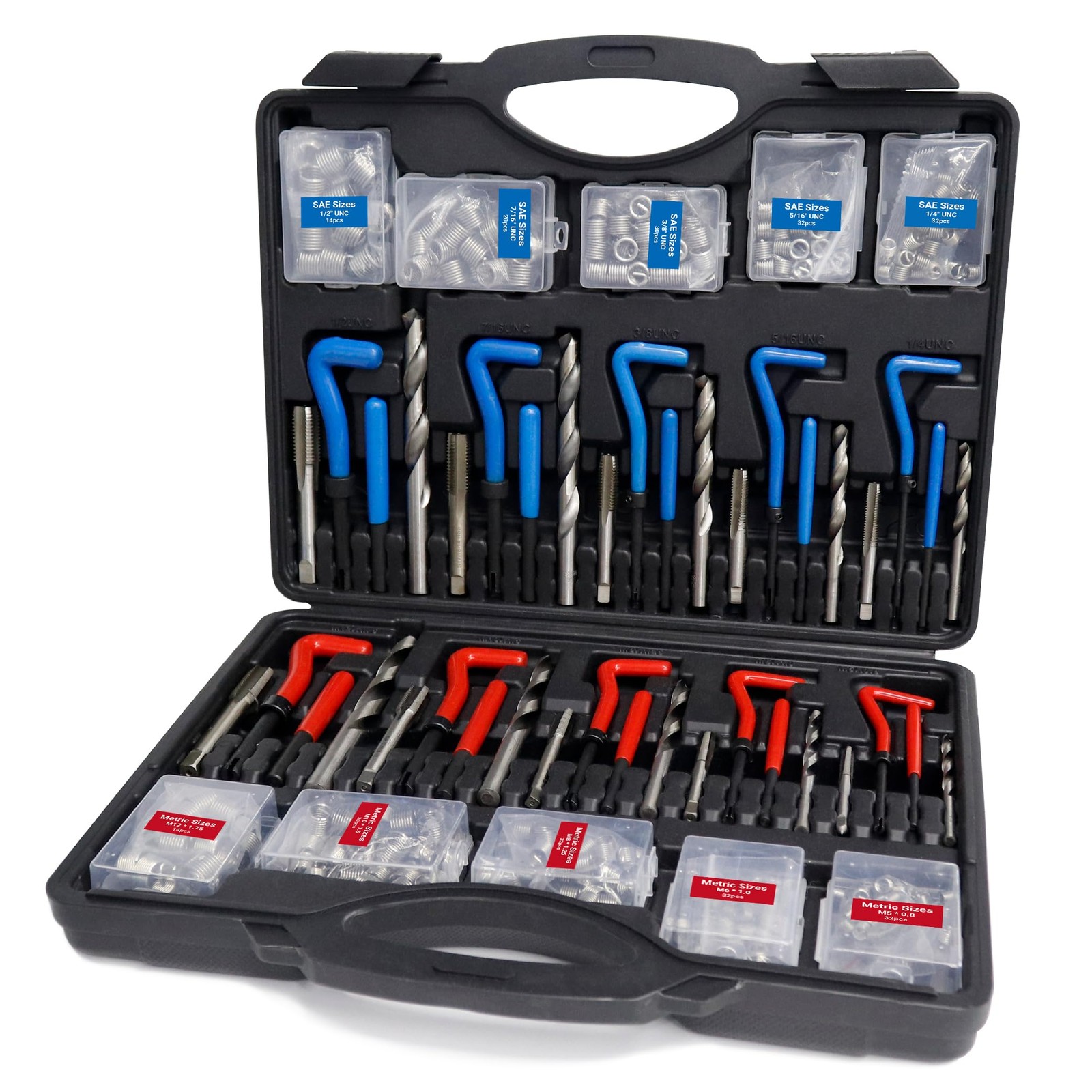 Helicoil Thread Repair Tool Kit 320-Piece: SAE 320PCS Metric &