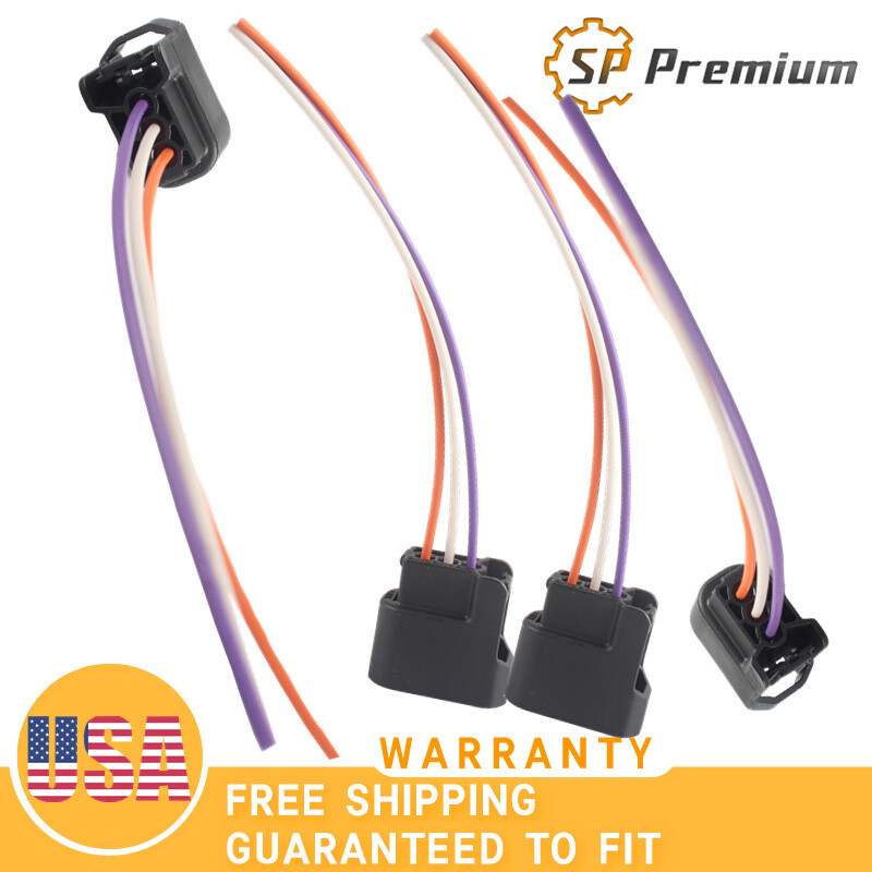 4PC Ignition Coil Connector Wire Harness For Honda Civic CR-V Odyssey Element TL