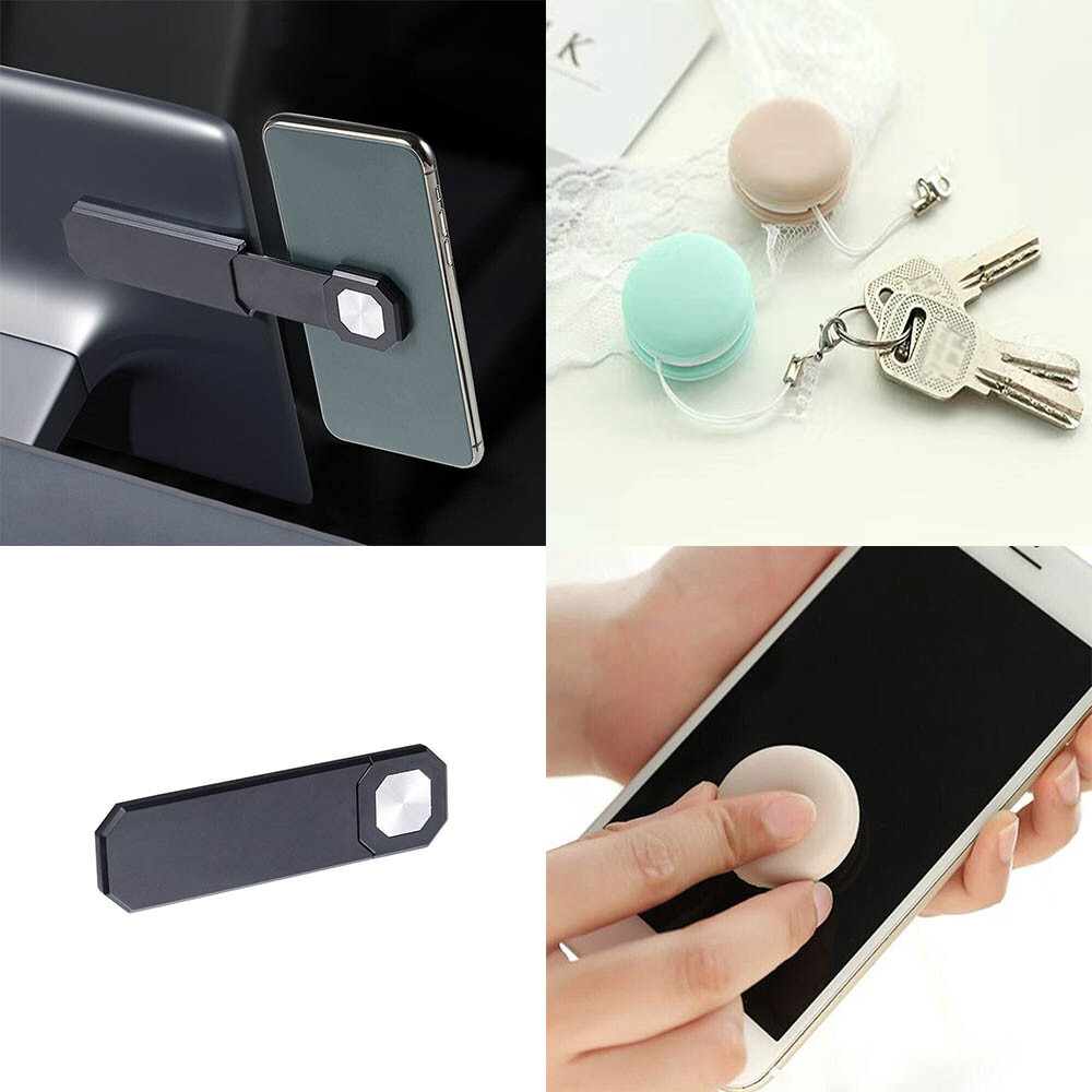 Magnetic Screen Side Phone Holder / Phone Screen Cleaners Keychain Accessories