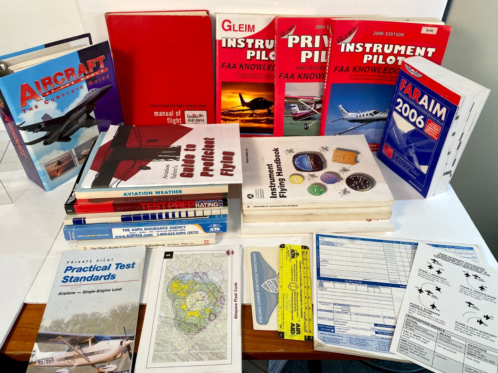 Private Pilot Far/Aim Cessna Weather Gleim's Instrument Flying Radio Tests/Exams