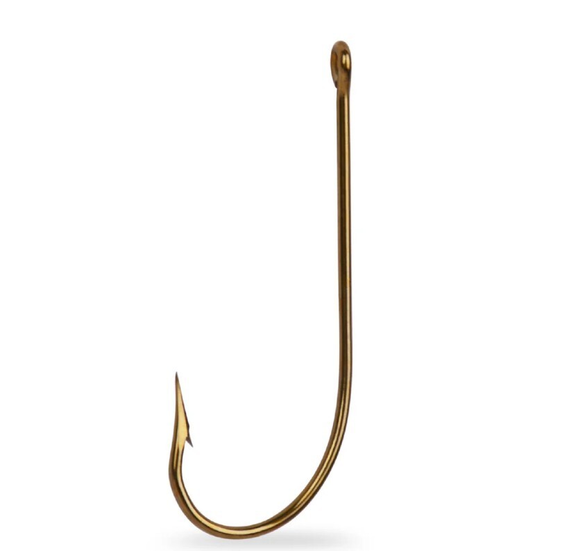 Mustad 3366BR Sproat Hook Bronze - Size 10 - Fly Tying Hooks