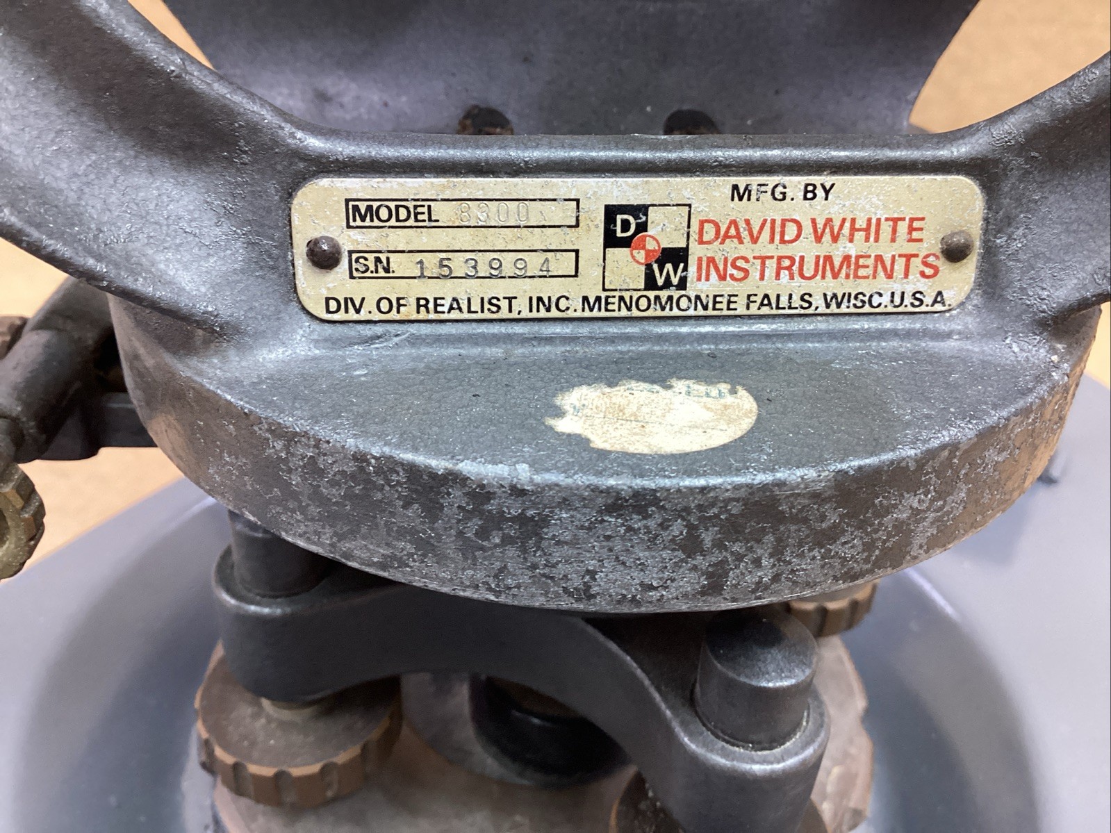 Surveyors Transit Vintage David White Instruments Universal 8300