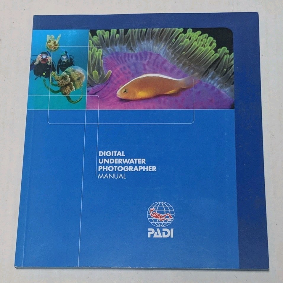 PADI SCUBA Digital Underwater Photographer Manual NEW
