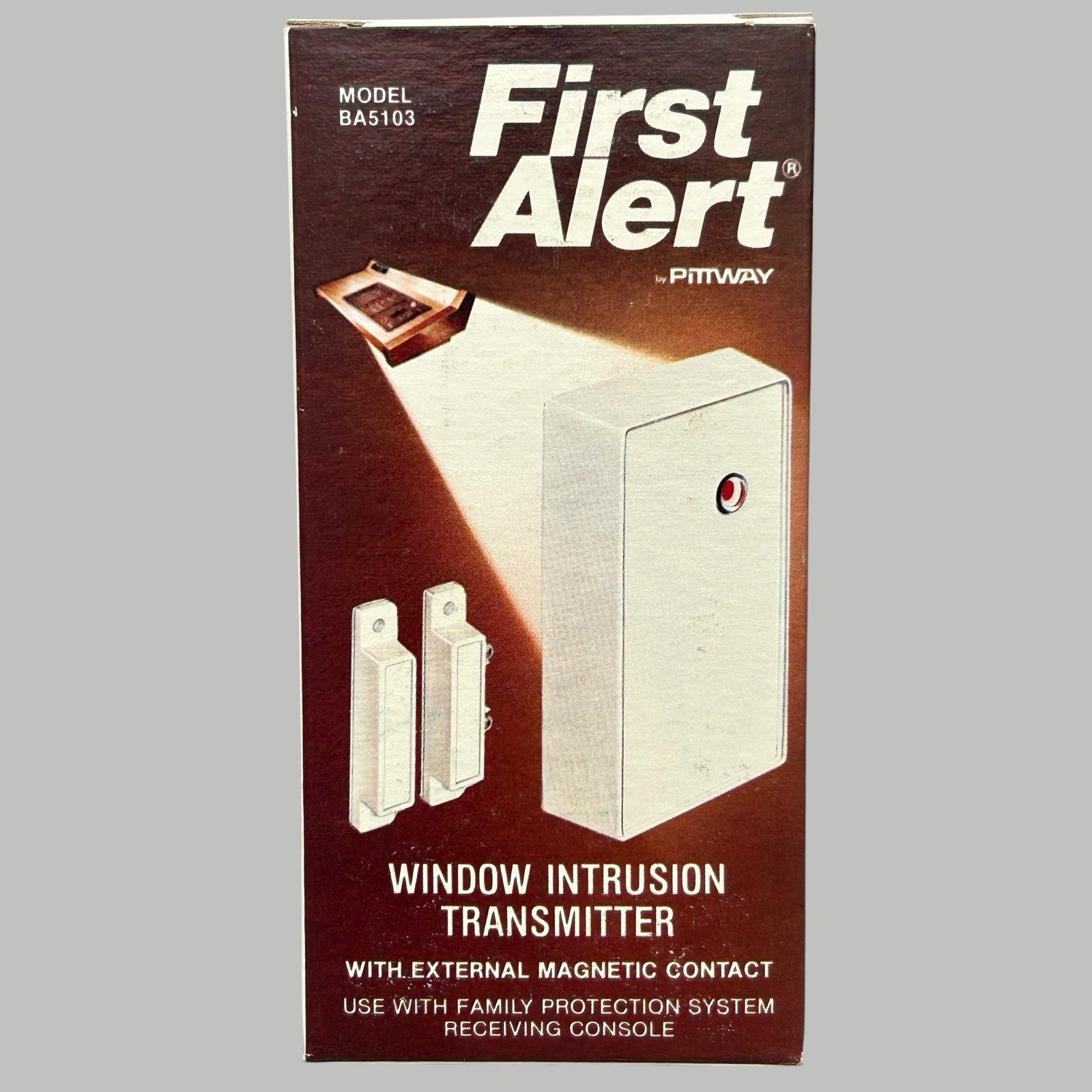 NOS Pittway First Alert Window Intrusion Transmitter BA5103 VTG Home Security