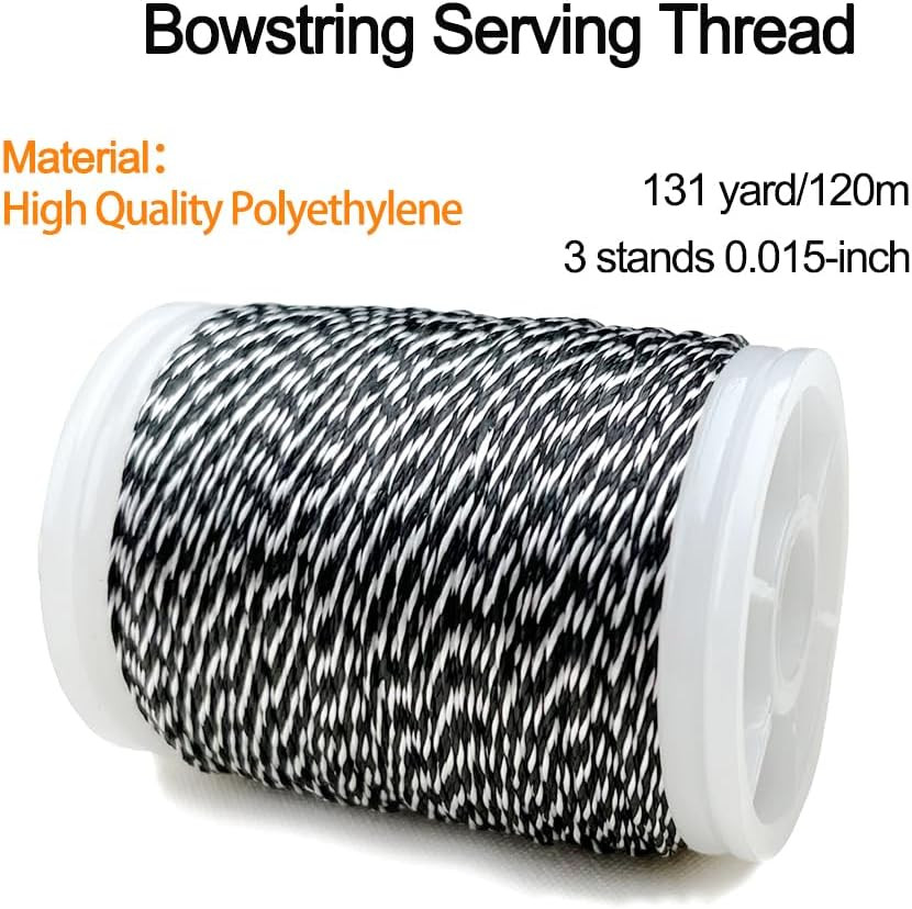 Archery Bow String Separator Tool and Bowstring Serving Thread 131 Yard/120M Dur
