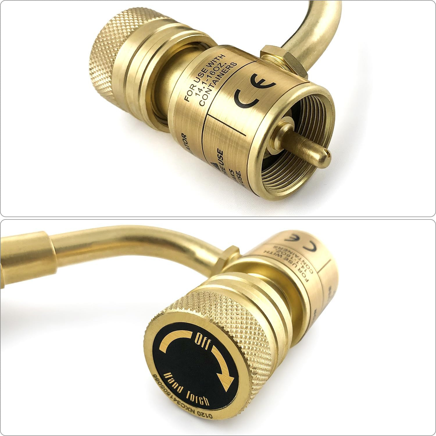 QWORK Torch Swirl Tips, 2 Pack, Compatible with Map-Pro/Lp Gas, Self Lighting, G