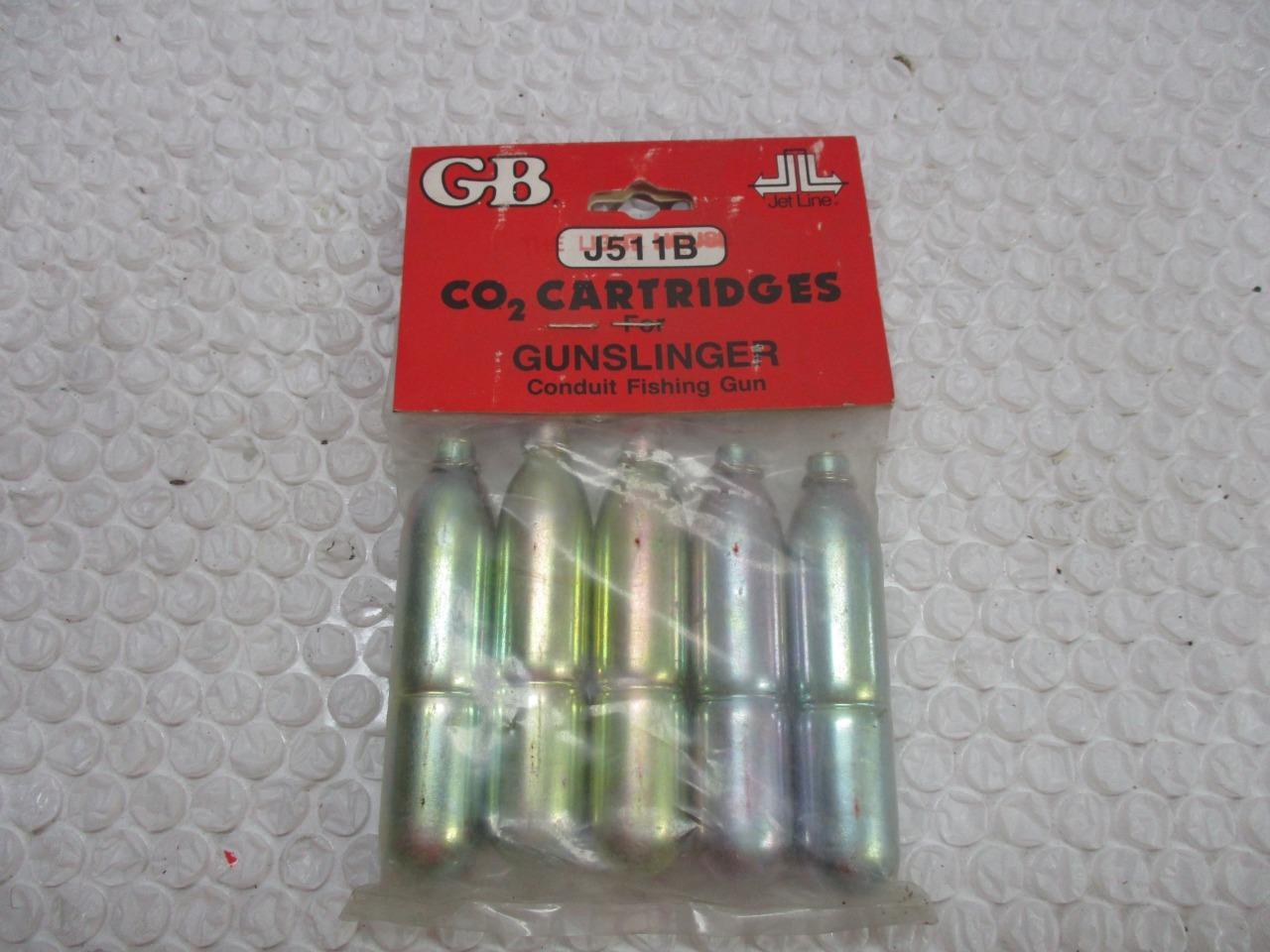 GB CO2 Cartridge for Gunslinger Conduit Finishing Gun J511B (pk of 5)