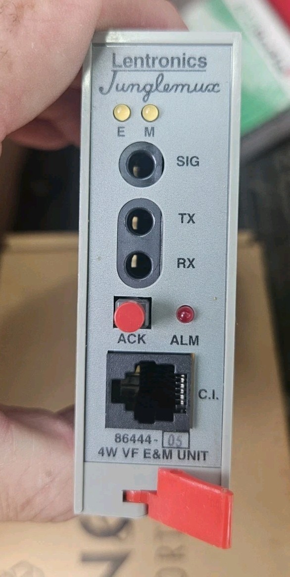 NORTEL 86444-05 LENTRONICS JUNGLEMUX 86444-05 4W-VF E&M UNIT