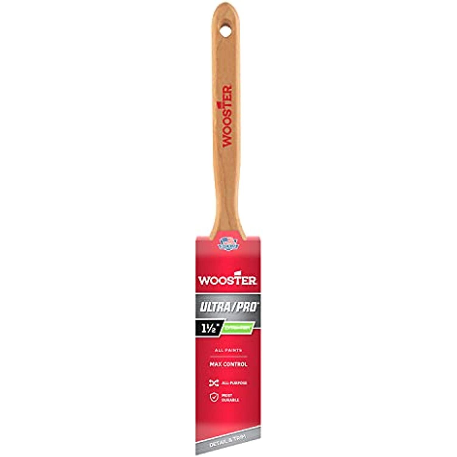 Wooster Brush 4153-1 1/2 Ultra/Pro Extra-Firm Lind Beck 4153 Paint Brush, 1-1/2