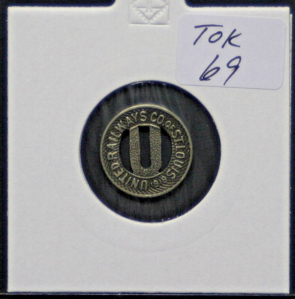 Vintage Transit Token - United Railways Company St Louis 1919   TOK69