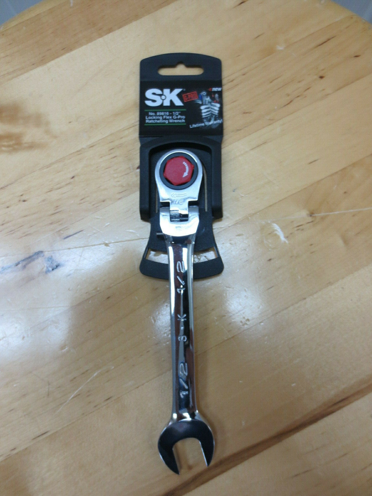 SK Tools Locking, Flex, G-Pro, Ratcheting Wrench #89816- 1/2"