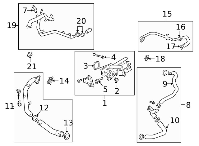 Genuine GM Engine Coolant Temperature Sensor 55488246