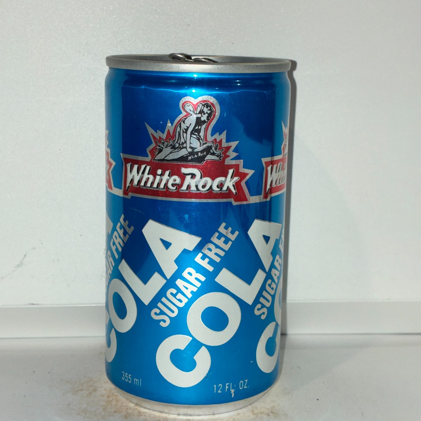 White Rock Sugar Free Cola soda can, aluminum