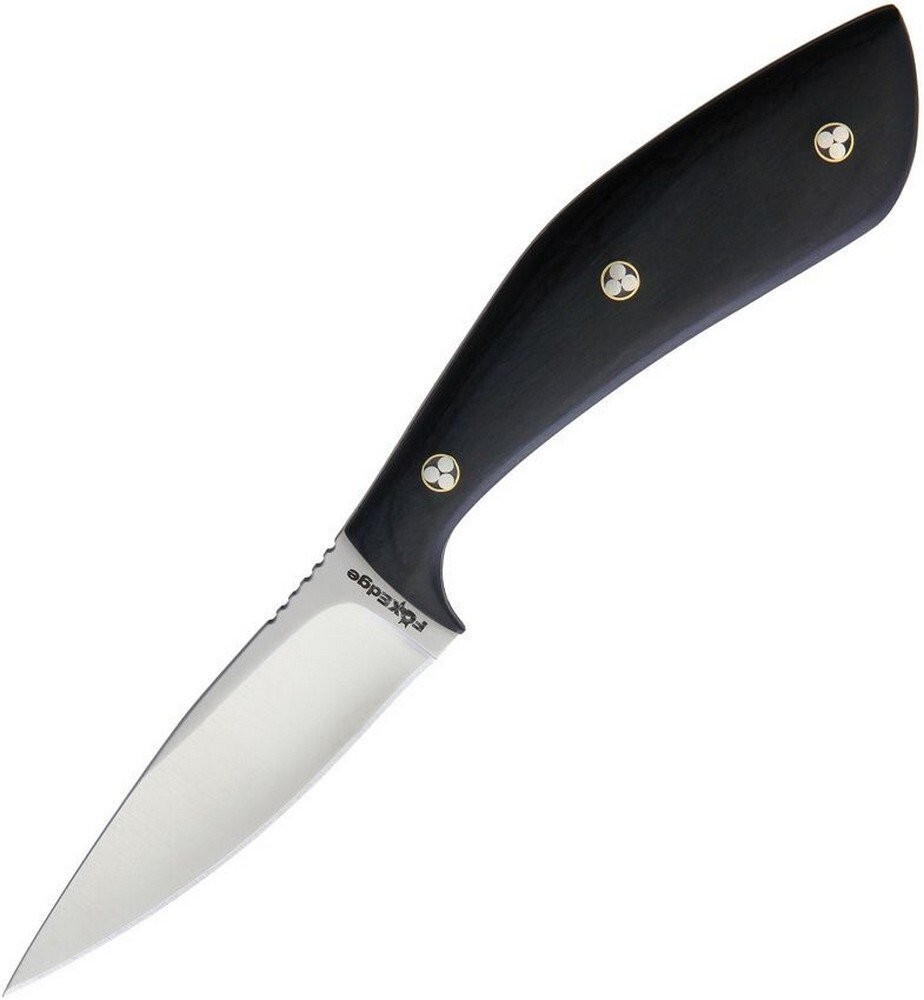 Fox Edge Fixed Blade Pakkawood Handle Nylon Belt Sheath - FE007