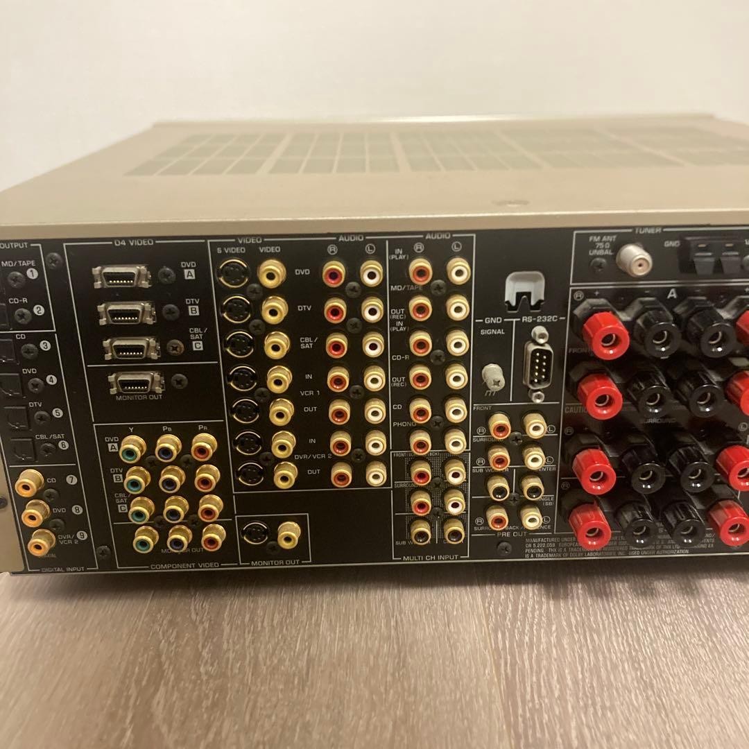 Yamaha DSP-AX2500 AV Receiver Silver Tested Working Amplifier