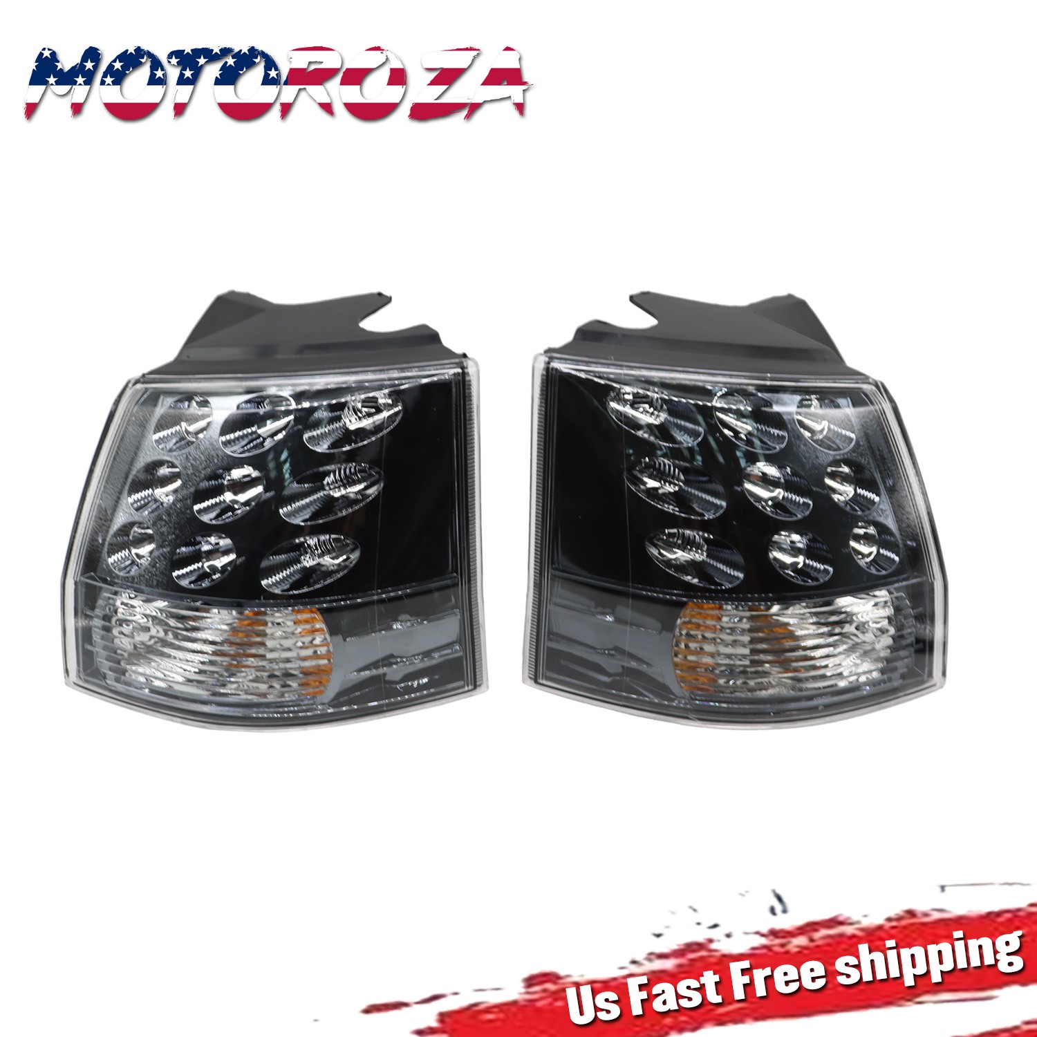 Left+Right For Mitsubishi Outlander EX 2007-2013 Rear Brake Light Tail Lamp Stop