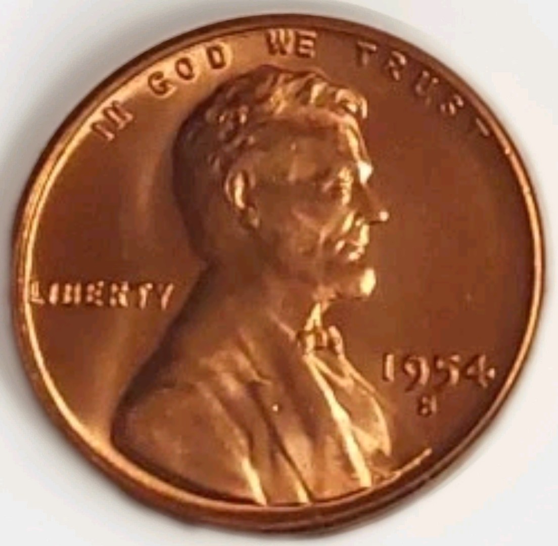 Tough S Mint 1954 S Lincoln Wheat BU Uncirculated MintState Bronze Penny 1c Coin
