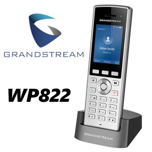 Grandstream WP822 Cordless Dual-Band WiFi Phone 2 SIP 2 Line