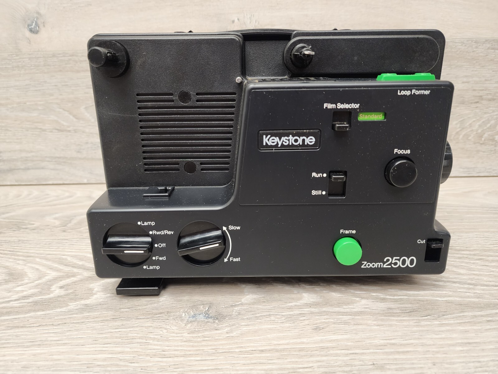 Keystone Zoom 2500 8mm Film Movie Projector AS IS Powers On Untested READ