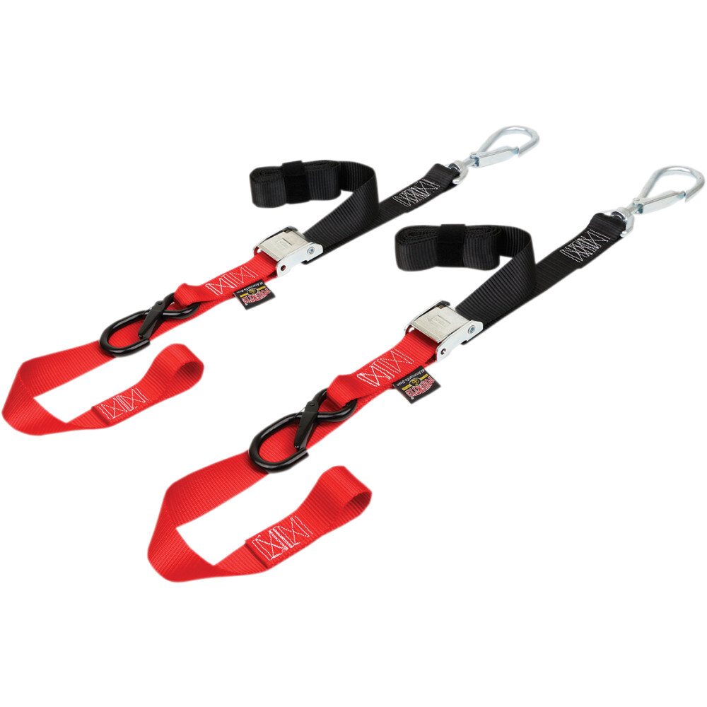 Powertye Mfg Cam Tie-Down - 1.5" - Black/Red | 29621-SB