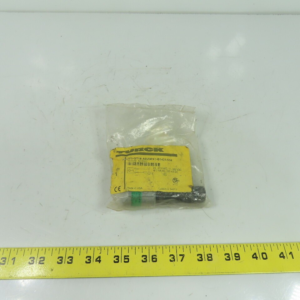 Turck NI8-GT18-ADZ30X2-B1431/S34 Inductive Proximity Sensor 20-250VAC 10-300VDC