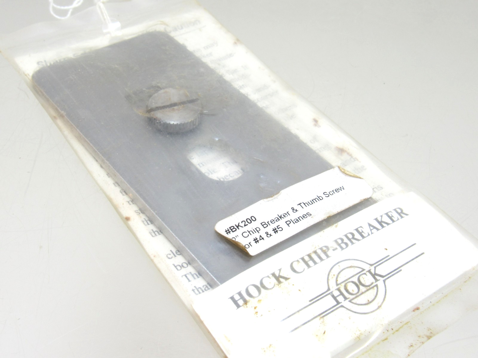 ORIGINAL HOCK 2" CHIP BREAKER AND THUMB SCREW BK200 TP77 T13971